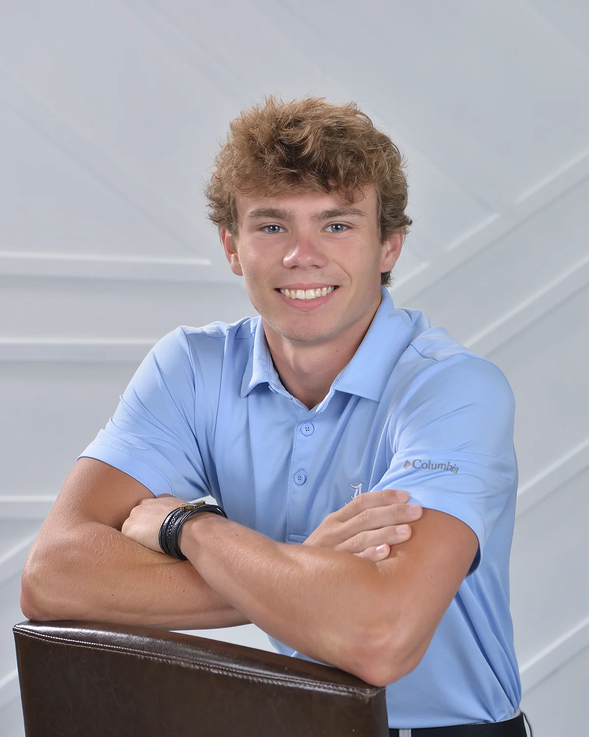 Senior portrait of man in casual attire